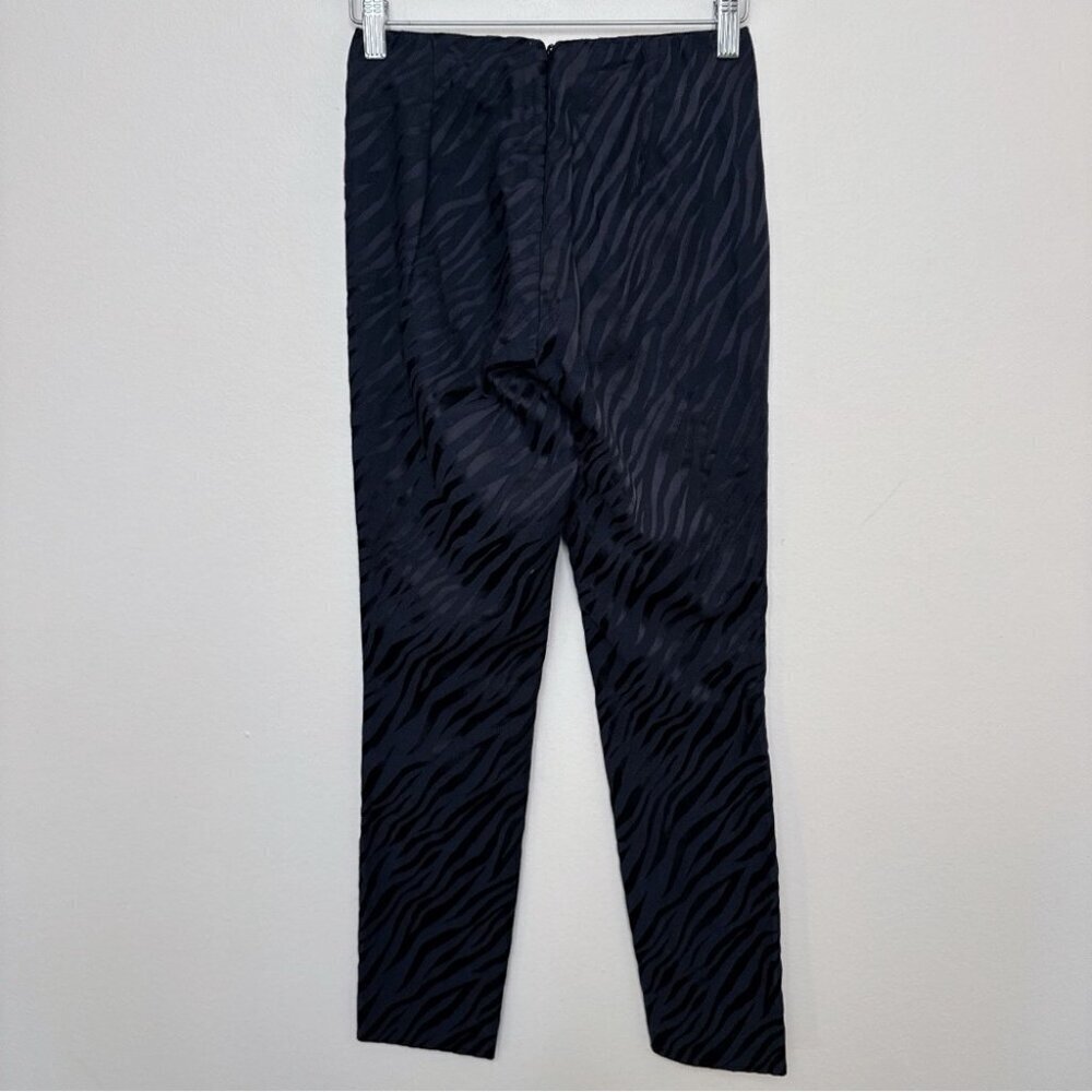 Rag & Bone Womens 0 Simone Pants Zebra Print Jacquard - Picture 14 of 14